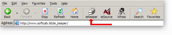 IE Keeper :: toolbar
